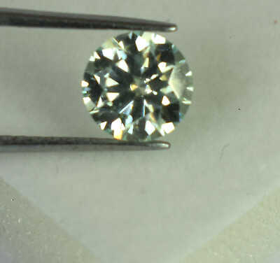 #ad 0.95 Ct VVS1 Off White Moissanite Diamond 6 mm Round Loose Gemstone For Ring $17.76