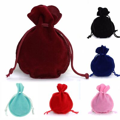 #ad Drawstring Velvet Bag Calabash Pouch Jewelry Packaging Bag Wedding Gift Bags $7.99