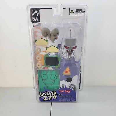 #ad Invader Zim Gir Duty Mode Action Figure 2004 Series 1 Palisades Hot Topic New $69.99