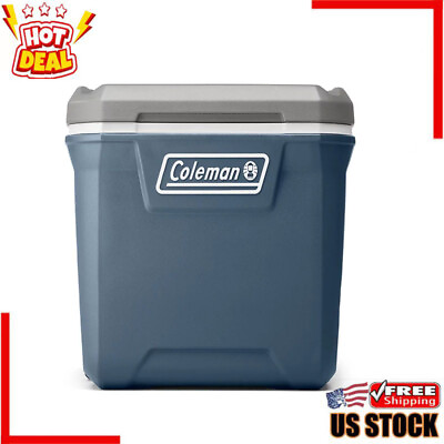 #ad Coleman 316 Series 60QT Hard Chest Wheeled Cooler Lakeside Blue $40.36