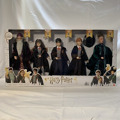 #ad Harry Potter Doll Set 12quot; Figures Mattel Wizarding World New in Box $122.00