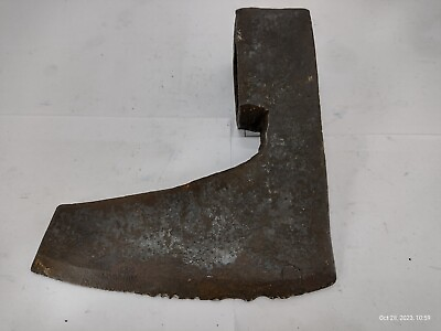 #ad ※4.03 lbs vintage bearded steel axe head old viking axe style $62.90