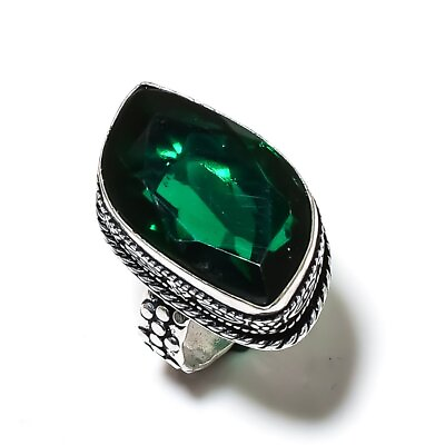 #ad Chrome Diopside Gemstone Handmade 925 Sterling Silver Jewelry Ring Size 8 m507 $9.99