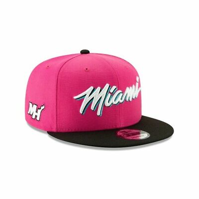 #ad Miami Heat Vice New Era 9FIFTY NBA Earned Edition Snapback Cap South Beach Hat $39.99