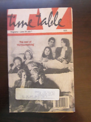 #ad TV Guide Time Table Regional Magazine June 1988 Cast of thirtysomething $8.45
