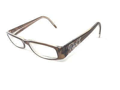 #ad DOLCE amp; GABBANA Damp;G1128 B 568 Eyeglasses Frame 49 16 135 Brown Crystal NN88 $41.60