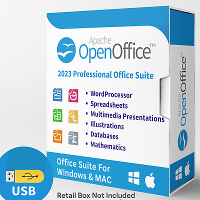 #ad #ad Open Office Home and Student 2023 Office Software Suite for Windows amp; MAC USB $18.99