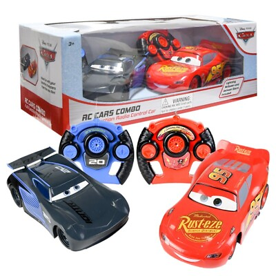 #ad Lightning McQueen and Storm RC Car Remote Control Racing Car Toys Pack of 2 $39.99