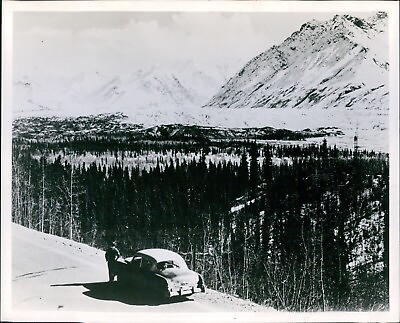 #ad 1962 Juneau Alaska Beautiful Mountain Landscape View Economic Tourist 8X10 Photo $19.99