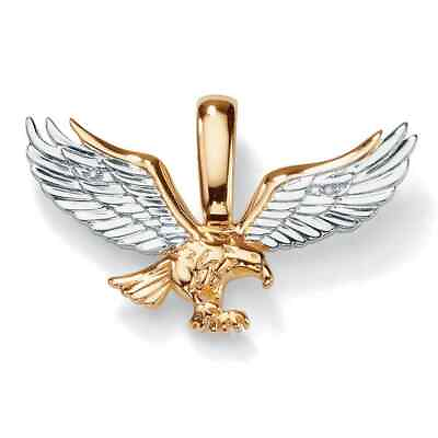 Unique Men Goldamp;Silver Two color Eagle Pendant Rock Band Party Fashion Jewelry C $3.38
