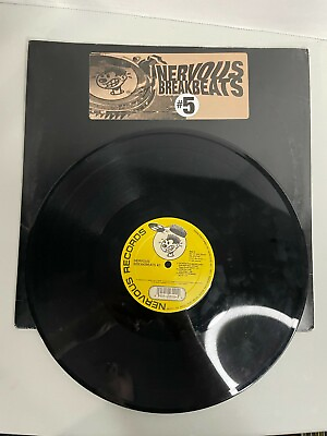 #ad Nervous breakbeats #5 Vinyl Record Used Nervous Records $12.00