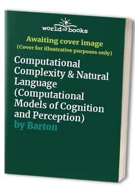 #ad Computational Complexity amp; Natural Language Computational... by Barton Hardback $8.45