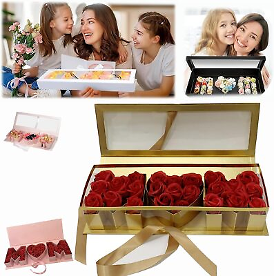 #ad #ad Mom Box For Flowers Letter Shaped Gift Boxes Mothers Day Treats Cajas Flower Box $21.99