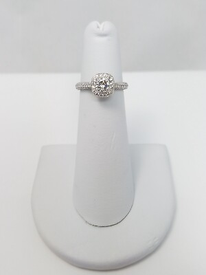 #ad Natural Diamond 14k White Gold Engagement Ring 9088 $398.00