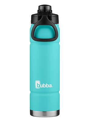 #ad bubba Trailblazer Stainless Steel Water Bottle Push Button Lid Rubberized 24oz $15.83