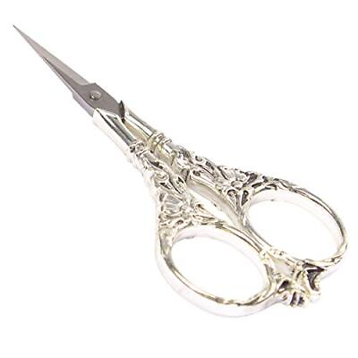 #ad Vintage European Style Scissors Stainless Steel for Cross Stitch Cutting Embr... $18.68
