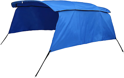 #ad 600D Canvas Only NO Frame 4 Bow Bimini Top Top Cover with Detachable Side Blocks $119.99