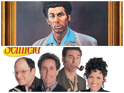 #ad Seinfield Cast the Kramer Jerry 2 individual Posters Larry David 90#x27;s rules New $25.99