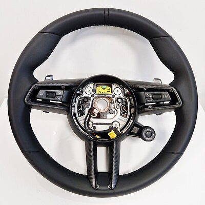 #ad Genuine Porsche Steering wheel leather GT3RS 992 911 GTS weissach CARBON HEATED $1250.00