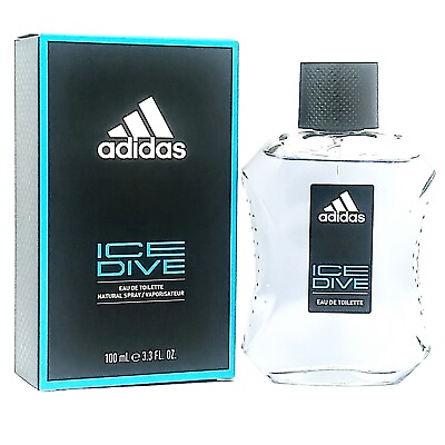 #ad Adidas Ice Dive Men#x27;s Eau de Toilette 3.3oz Refreshing Aquatic Spray $9.99