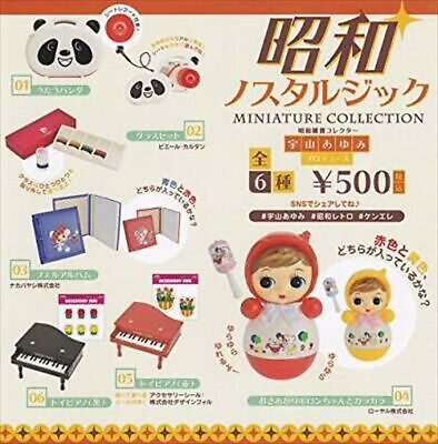 #ad Showa Nostalgic Miniature Collection All 6 Types Set Capsule Toys Gashapon $59.96