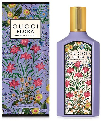 #ad Flora Gorgeous Magnolia By Gucci Eau De Parfum EDP 3.3 Oz Perfume For Women NIB $69.99