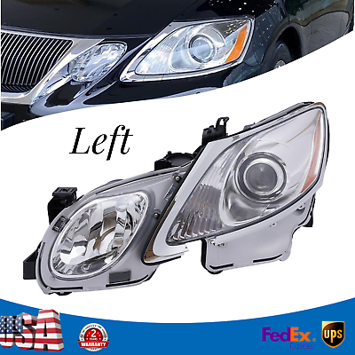 #ad For Lexus GS300 GS430 2006 2011 Chrome Headlight Left Driver Side HID Xenon AFS $277.30