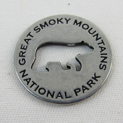 #ad GSMNP Bear Cut Out Collector Token Great Smoky Mountains National Park Souvenir $6.99