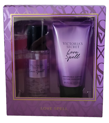#ad #ad NEW Victoria’s Secret LOVE SPELL Mist amp; Lotion Mini Duo Gift Set $18.75