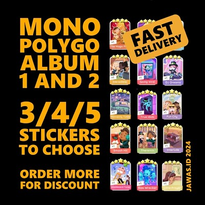 #ad MONOPOLY GO ALL 4 5 STAR FOR YOU TO CHOOSE FAST DELIVERY ALBUM 1 AND PRESTIGE $5.40