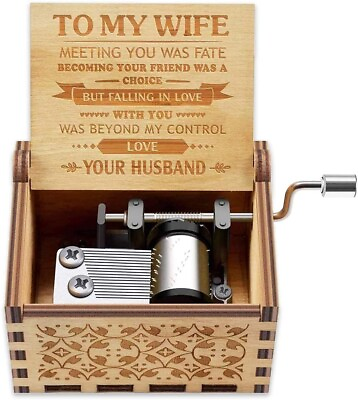 Music Box Gift for Wife Romantic Birthday Valentine Day Anniversary Christmas $21.99