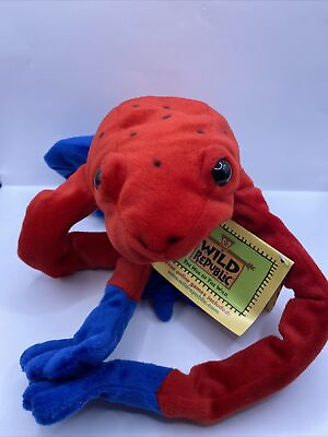#ad Poison Dart Frog Plush 22quot; Wild Republic with Tags Marquilla $15.00