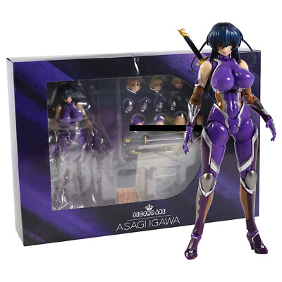 #ad Native SECOND AXE ACTION Taimanin Igawa Asagi Action Figure Collection 6quot; $39.88