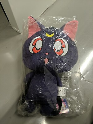 #ad Sailor Moon Luna 22X14X11 Inch Plush Bag New Toy Plush Tote Messenger Bag $59.99