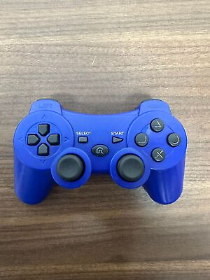 #ad Blue Wireless Controller For Sony PlayStation 3 PS3 4E $11.30