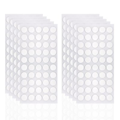#ad Adhesive Dots Double Sided Sticky Dots Clear Double Sided Tape Stickers Roun... $12.76