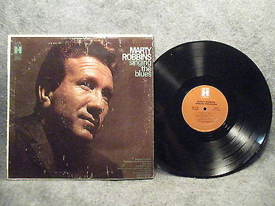 #ad 33 RPM LP Record Marty Robbins Singing The Blues Harmony Records HS 11338 VG $7.99