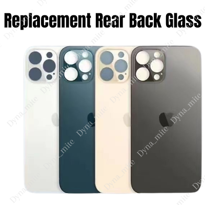 #ad Back Glass Replacement Cover For iPhone 15 14 13 12 11 Pro Max XR XS 8 Big Hole $9.01