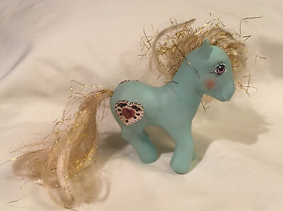 #ad Vintage 1987 Hasbro My Little Pony G1 Princess Serena Aquamarine Pony Rare $15.00