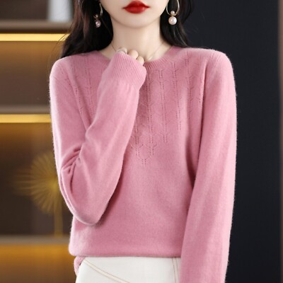 #ad Women Slim Knitted Sweater Jumper Top Baselayer Thermal Fit Bottoming Knitwear $20.99