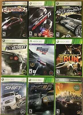 #ad Need for Speed games Microsoft Xbox 360 360 TESTED $5.97