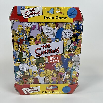 #ad THE SIMPSONS TRIVIA GAME IN COLLECTORS TIN SEALED $19.99