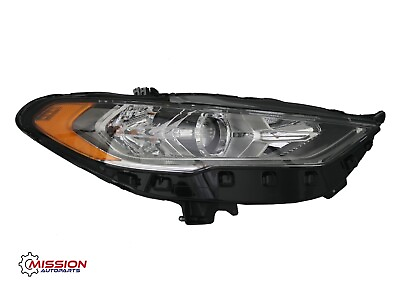 #ad For 2017 2020 Ford Fusion Headlight Halogen W LED DRL Passenger Right Side $99.99