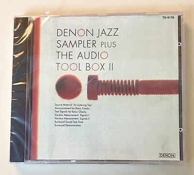 #ad Denon Jazz Sampler The Audio Tool Box II 1994 Denon ‎TD 9178 CD NEW SEALED $99.99