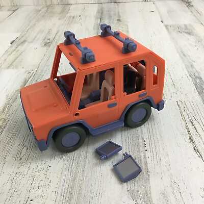 #ad Bluey Dog Orange Surf Jeep 4WD Family Vehicle Replacement Car with Mirrors $9.99