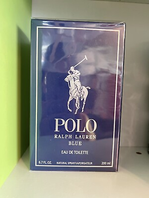 #ad Ralph Lauren Polo Blue 6.7oz 200ml Men#x27;s Eau de Toilette NIB $119.00