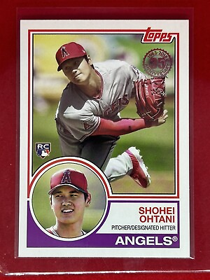 #ad 2018 Topps Rookie Shohei Ohtani 83 2 HOT 🔥 Pitching Angels $75.00