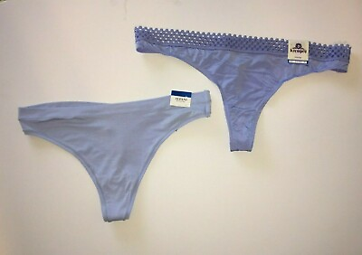 #ad Women#x27;s XL Thong Underwear Panties lot of 2 b.tempt#x27;d amp; Alfani R12 $7.01