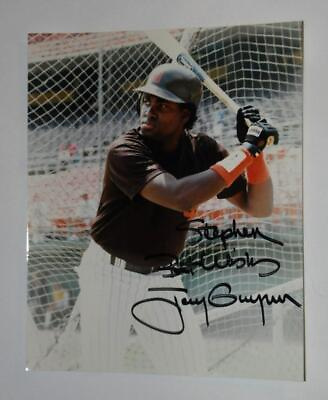 #ad TONY GWYNN SAN DIEGO PADRES SIGNED 8x10 MLB 1988 PHOTO BEST WISHES $69.00