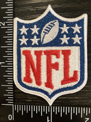 #ad NFL LOGO SHIELD IRON ON EMBROIDERED PATCH FOOTBALL. $3.99